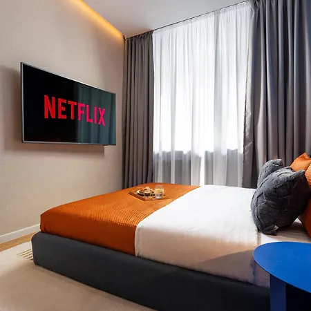 アパート Retro La - Aviatiei Park - Parking - Netflix - Private Garden