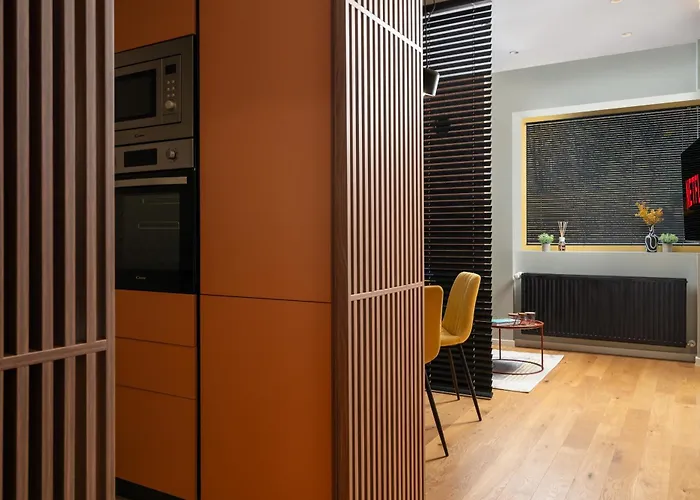 Retro La - Aviatiei Park - Parking - Netflix - Private Garden * Bukarest