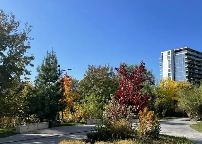 Apartament Retro La - Aviatiei Park - Parking - Netflix - Private Garden Bucureşti